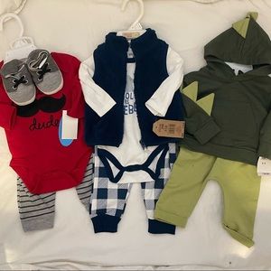 3 infants outfits 0-3M NWT